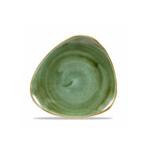Bord Lotus afm. 19.2cm. Churchill Stonecast Samphire Green