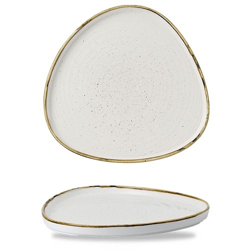 Chefs bord  afm. 26cm. Churchill Stonecast Barley White