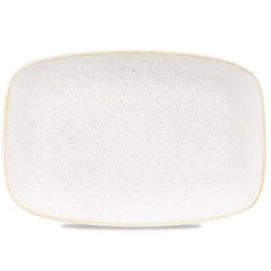 Chefs bord afm. 20x12.1cm. Churchill Stonecast Barley White