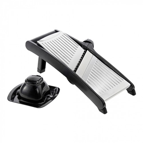 TAILLE DE LA RABOTETTE MANDOLINE. 37x17,5CM. Acier inoxydable 18/8