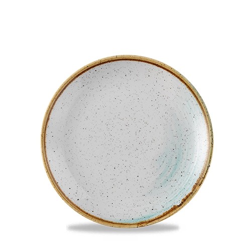 Coupe bord diam. 16.5cm. Churchill Stonecast Accents Duck Egg