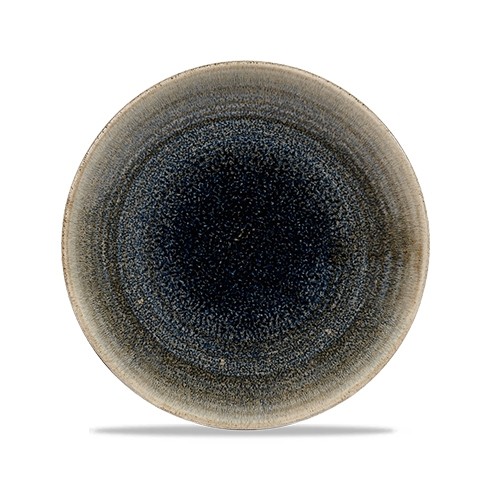 COUPE PLATE DIAM. 16.5CM. CHURCHILL STONECAST AQUEOUS BAYOU