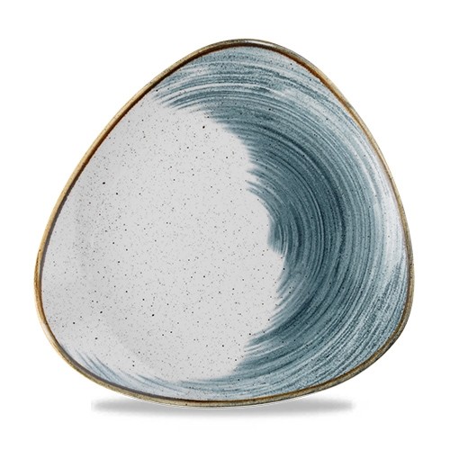 PLATE LOTUS DIM. 22.9CM CHURCHILL STONECAST ACCENTS BLUEBERRY