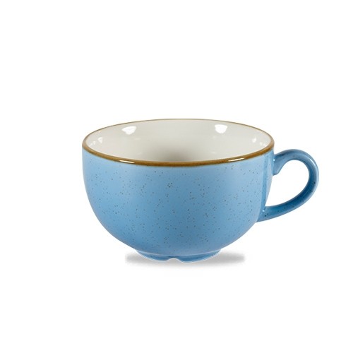 Inhalt der Teetasse / Cappuccino-Tasse. 34CL CHURCHILL STONECAST CORNFLOWER BLUE