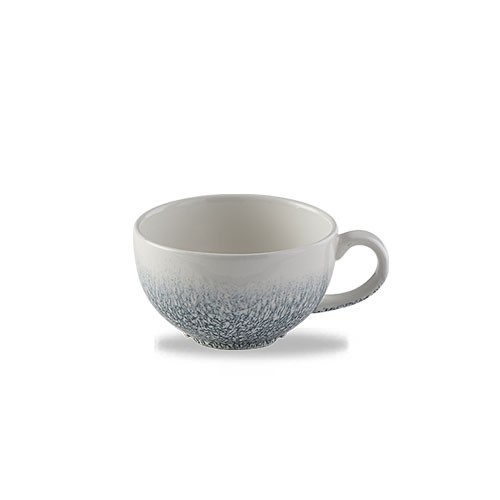Theekop / cappuccinokop inh. 22.7cl. Churchill raku Topaz Blue