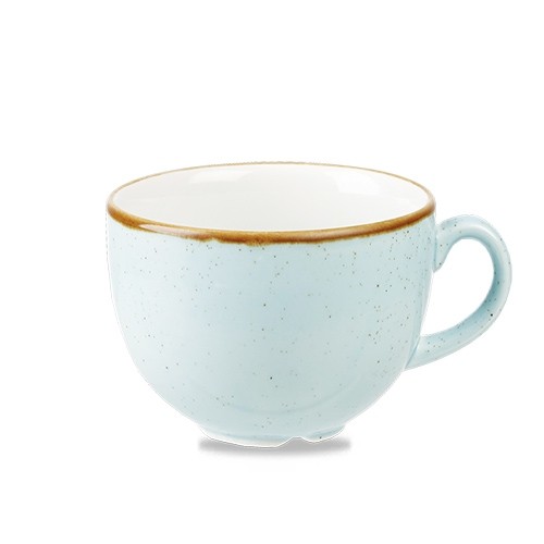 SOUP CUP COLOR CONTENT. 50CL. CHURCHILL STONECAST DUCK EGG BLUE