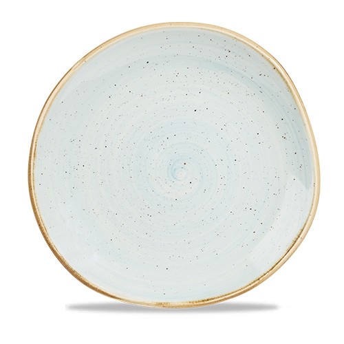 Bord rond trace kleur diam. 18.6cm Churchill Stonecast Duck Egg Blue