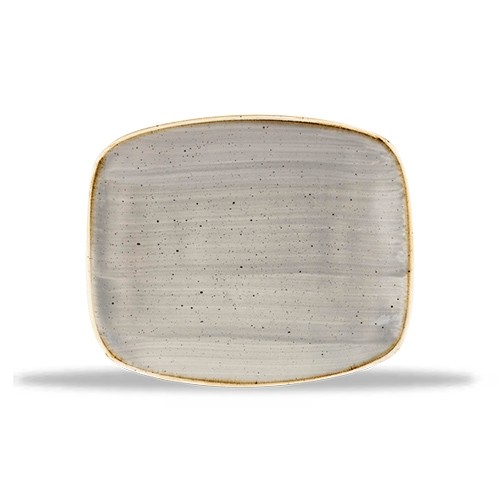ASSIETTE DU CHEF DIM. 15.4x12.6CM. CHURCHILL STONECAST GRIS POIVRÉ