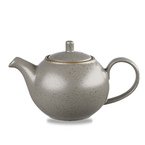 Theepot inh. 42.6cl. Churchill Stonecast Peppercorn Grey