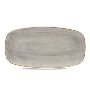 CHEFS OBLONG BOARD SIZE. 26.9x12.7CM. CHURCHILL STONECAST PEPPERCORN GRAY