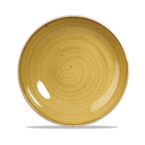 Coupe bord diam. 16.5cm Churchill Stonecast Mustard Seed Yellow