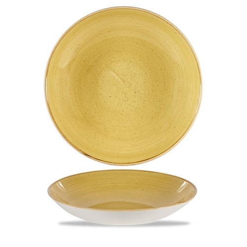 Kom coupe inh. 240cl Churchill Stonecast Mustard Seed Yellow