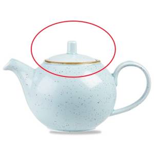 Deksel t.b.v. theepot inh. 42,6cl. Stonecast duck egg