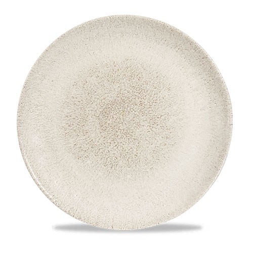 PLAQUE COUPE EVOLVE DIAM. 28,8 CM. AGATE RAKU CHURCHILL GRISE