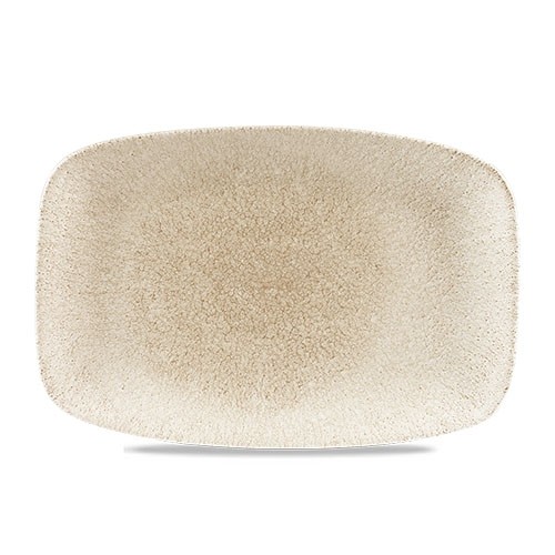 Chefs oblong bord afm. 30x19.9cm. Churchill raku Agate Grey