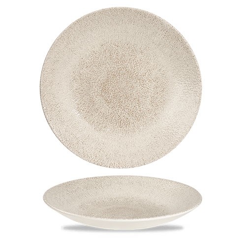 Coupe bord diep diam. 25.5cm. Churchill raku Agate Grey