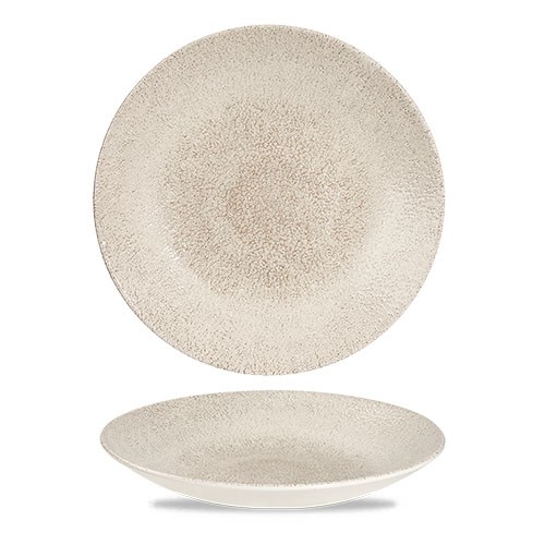 COUPE-TELLER TIEF DIAM. 28,1 cm. CHURCHILL RAKU ACHAT GRAU