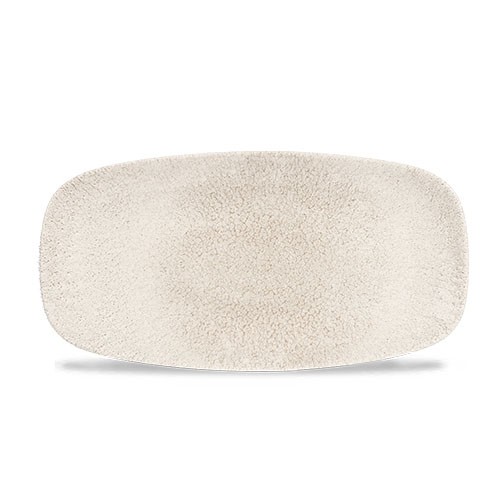 Chefs oblong bord afm. 29.8x15.3cm. Churchill raku Agate Grey