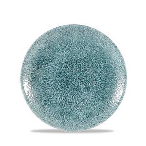 COUPE PLATE DIAM. 16.5CM CHURCHILL RAKU JADE GREEN
