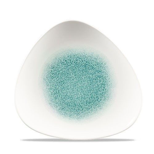 BORD LOTUS AFM. 22.9CM. CHURCHILL RAKU JADE GREEN
