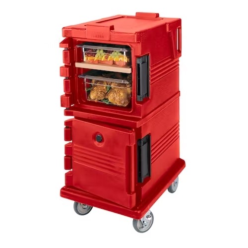 Ultra camcart UPC600 afm. 52x69cm. hgt. 114,5cm. kleur hot red Cambro