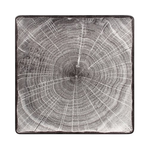 Bord vierkant afm. 33x33cm. kleur Beech Grey Woodart RAK Porcelain