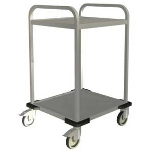 KORBTRANSPORTWAGEN 2-PLATTE 2BOXx2SWING