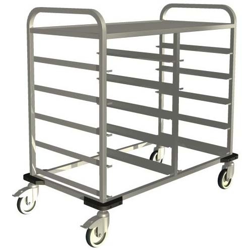 BASKET TRANSPORT CAR DIM. 117.5X62.5X112CM. WITH 4 CASTER WHEELS