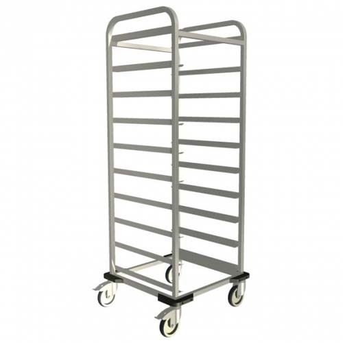 PANIER ETAGERES V/10 PANIER DIM. 63,5X63CM. HGT 166CM. 4 COMMUTATEURS/2 FREIN