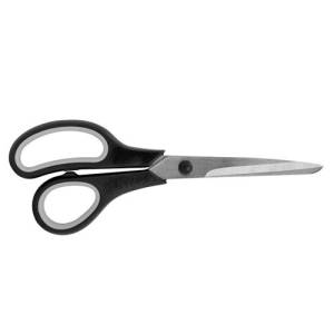 KITCHEN SCISSORS WITH PLASTIC HANDLE LG. 21CM. stainless steel
