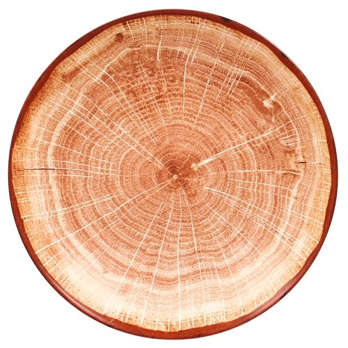 COUPE-TELLER TIEFER DURCHM. 23CM. FARBE HOLZBRAUN WOODART RAK PORZELLAN