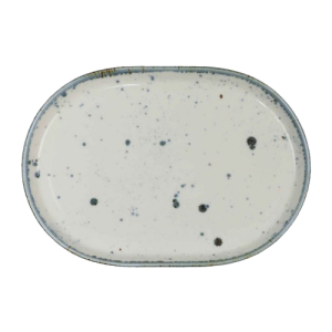 Bord ovaal afm. 29x20cm. Moods Dreamy kleur cream Nova