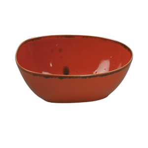 Saladeschaal afm. 17x14x6cm. Moods Mature kleur Terracotta Nova