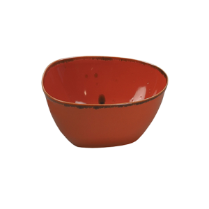 Schaal diep afm. 12x9x6cm. Moods Mature kleur Terracotta Nova