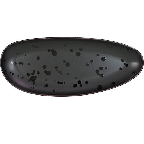 Bord rechthoekig afm. 32x14cm. Moods Mysterious kleur Black Nova