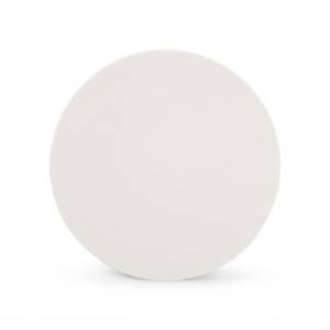 PLAQUE PLATE DIAM. 2 1CM. BLANC CI RRO BONBISTRO