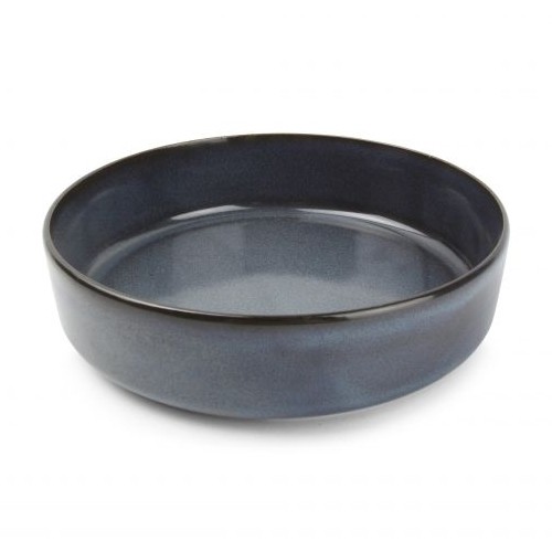 Diep bord diam. 19xh4cm. donkerblauw Pila BonBistro