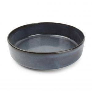 Diep bord diam. 19xh4cm. donkerblauw Pila BonBistro