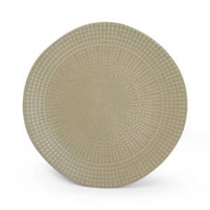 Bord plat diam. 21xh1,5cm. Olive Mosaic F2D