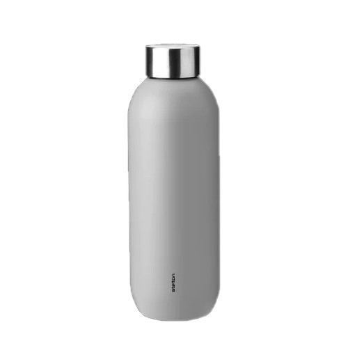 KEEP COOL THERMOSFLASCHE HELLGRAUES FASSUNGSVERMÖGEN 0,6L. STELTON