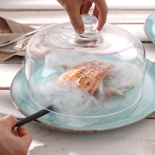 GLASKUPPEL, ABMESSUNGEN 27,5 X 140 CM. HENDI