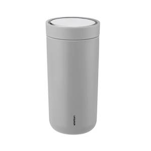 CLIQUEZ POUR ALLER CUP CONT. 0.4L. STELTON GRIS CLAIR DOUX
