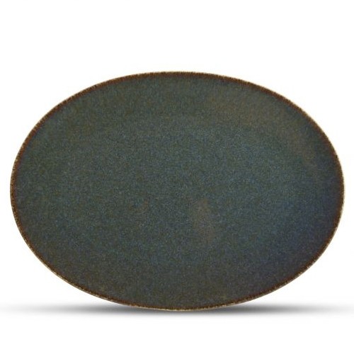 Bord plat 30x21cm. groen Cirro BonBistro