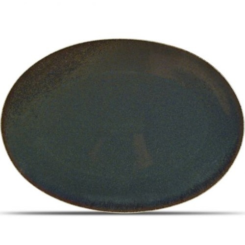 Bord plat 36x25,5cm. groen Cirro BonBistro