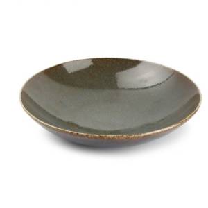 Diep bord diam. 21xh5cm. groen Cirro BonBistro