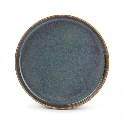 PLATE FLAT DIAM. 20CM. GREEN PILA BONBISTRO