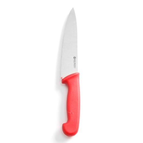 COUTEAU DE CHEF DIM. 24CM. ROUGE HEND HENDI