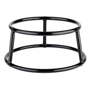 Buffetverhoger diam. 18cm. h. 8cm. metaal zwart