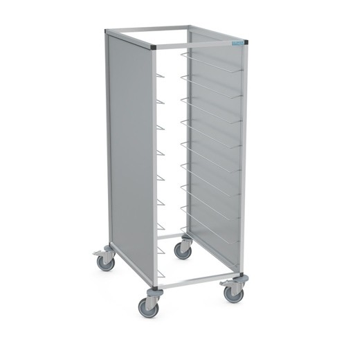 PLATEAUX/CHARIOT DE DÉGAGEMENT 1 COMPARTIMENT 2X EURONORM ET 1/18 H. 145CM. HUPFER