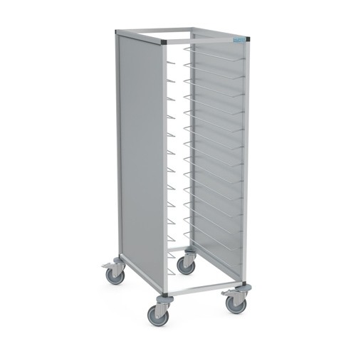 TRAYS/CLEARANCE TROLLEY 1-COMPARTMENT UNI 1/20 H. 165CM. HUPFER